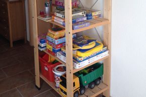 library and games's corner