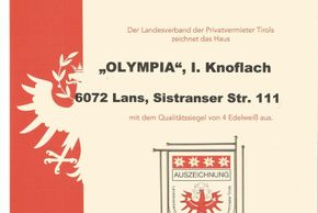 General information about your stay at Appartement Haus Olympia