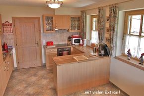 the well equiped open kitchen