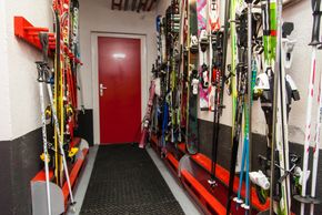 Hotel Ski & Snowboard Storage Room