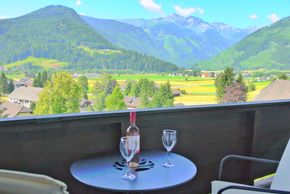 Private Balcony with panoramic mountain views
