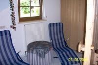 Recreation room with sauna