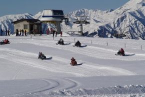 Ski doo in Monte Pora resort