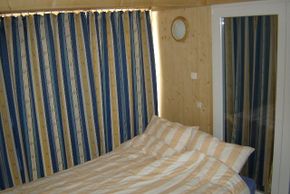 Sofa bed in conservatory