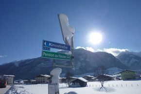 In einer Sackgasse finden Sie Pension zu Hause