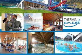 Directly at the center of all lift facilities of the skiing region ``Ski Amade``