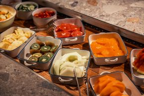 Frische Produkte beim Frühstück