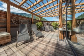 Sonnenterrasse Wellnessbereich