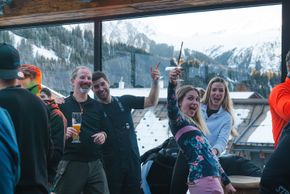 Party Pur beim Après-Ski im Vermala Wirt