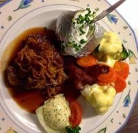 Im ganzen Kleinwalsertal gut bürgerliche Küche