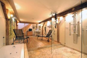 Wellnessbereich auf der Alm