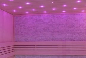 Sauna in 4 Farbe Atmosphären