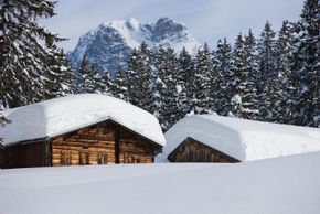 verschneite Winterlandschaft