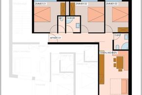 Appartement für 6-8 Personen