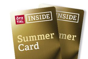 Die ÖTZTAL INSIDE SUMMER CARD ist wieder für unsere Sommergäste inklusive!