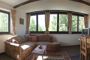 Wohnzimmer - Ferienwohnung MURMELBAU