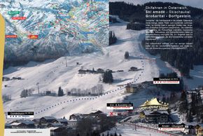 Direkt vom und zum Hotel mit den Skiern!