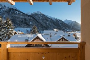 Ausblick vom Balkon Galzig Richtung Westen