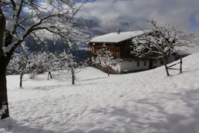 Unser Haus im Winter