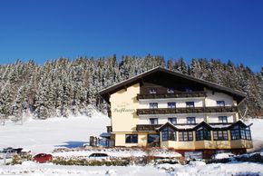 Das Berghotel im Winter