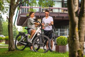 das AHORN Waldhotel Altenberg ist idealer Ausgangspunkt für eine Mountainbiketour