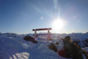Traumhafte Aussicht auf die Gasteiner Berggipfel von der Schlossalm aus