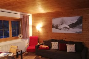 Esszimmer mit Wohnzimmer