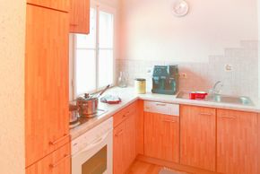 Küche bzw. Küchenzeile in den Hütten