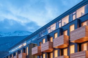 Außenansicht die berge lifestyle hotel Sölden