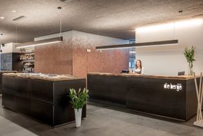 Rezeption die berge lifestyle hotel Sölden