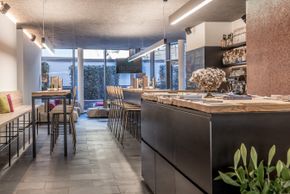 Rezeption die berge lifestyle hotel Sölden