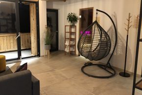 Die Wellnessarea lädt zum Entspannen ein.