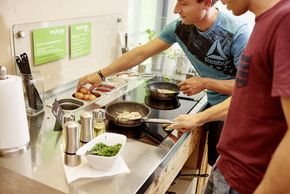 Eierbratstation zum Selberbrutzeln