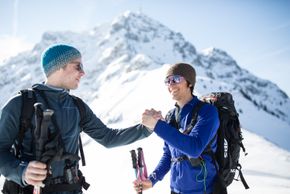 Morgens Skitour, abends Sport Spa - klingt gut?