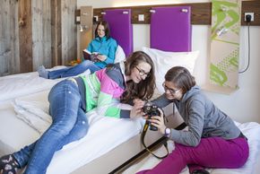 Doppelzimmer mit Bettschublade