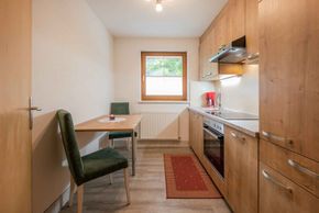 Küche in der kleinen Wohnung