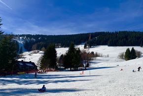 Blick zum Rodel & Skihang