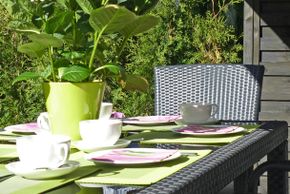 Frühstück mit Bergblick