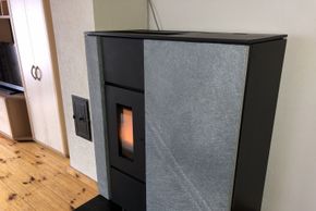 Gemütlicher Pelletofen