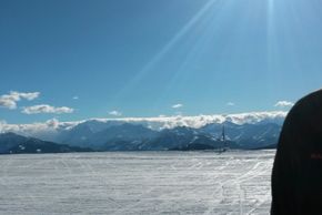 Aussicht vom Skigebiet Aberg