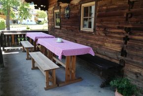 Terrasse am Eingangsbereich