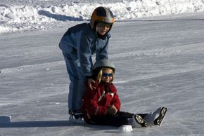 Eislaufen am Weissensee