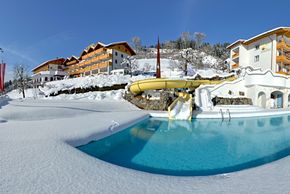Pool im Winter