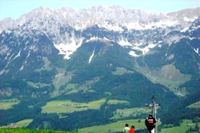 Wanderer am Hartkaiser