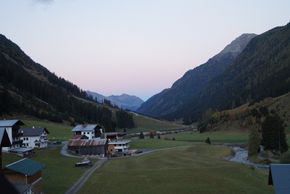 Abendstimmung mit Blick Richtung Ischgl