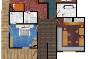 Ferienwohnung ANNA Grundriss