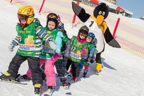 Spaß mit Bobo auf der Piste...