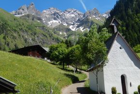 Mädelegabel, Hochfrottspitze und Trettach