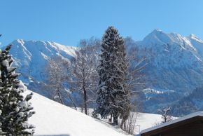 Winterpanorama vom Haus aus