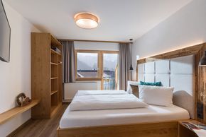 Schlafzimmer Studio Apartment Ahorn